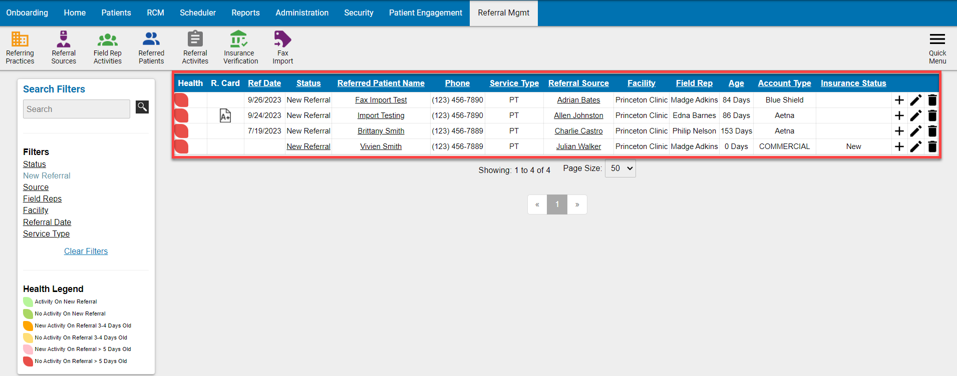 View All Referrals – Practice Pro Knowledge Base