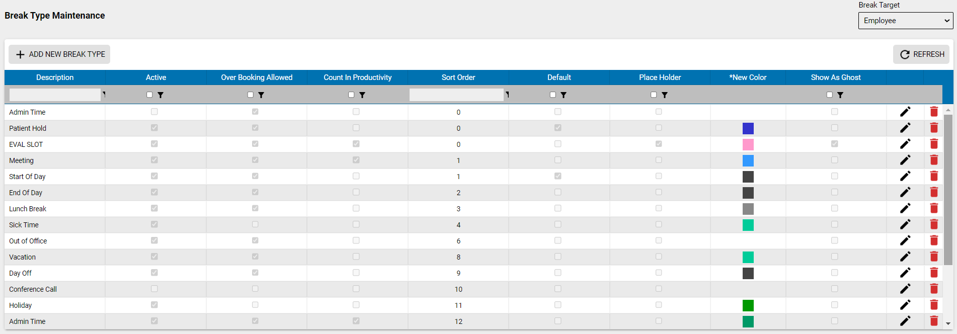 Manage Scheduler Block Types – Practice Pro Knowledge Base